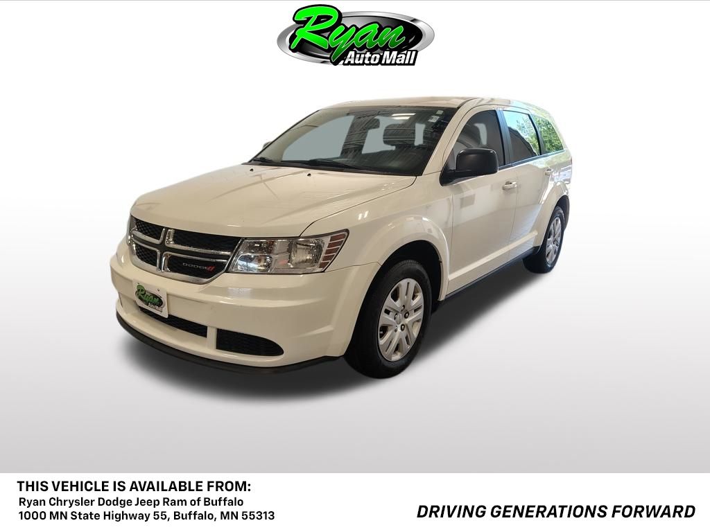 White 2015 Dodge Journey SUV / Crossover Front-Wheel Drive 4-Speed Automatic