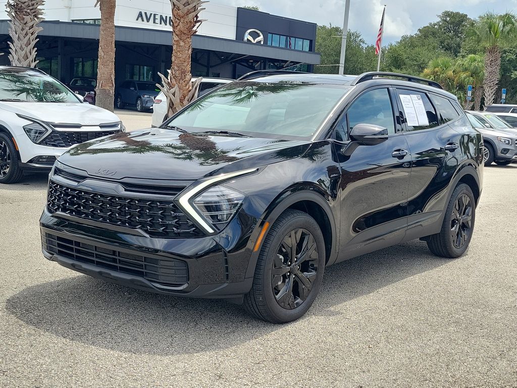 Ebony Black 2025 Kia Sportage SUV / Crossover All-Wheel Drive 8-Speed Automatic