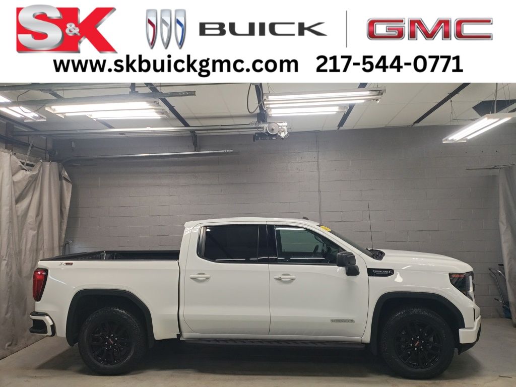 Summit White 2022 GMC Sierra 1500 Pickup Truck Four-Wheel Drive Automatic