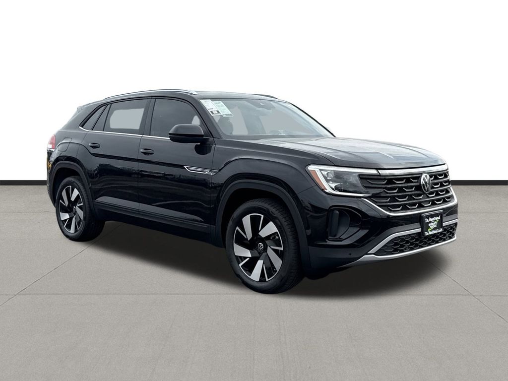 2026 Volkswagen Atlas Cross Sport 2.0T SE w/Technology Black at DeMontrond Auto Country