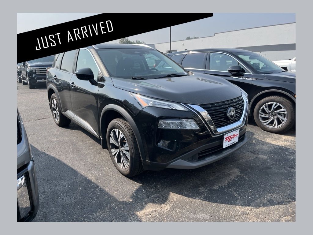 Super Black 2023 Nissan Rogue SUV / Crossover All-Wheel Drive Continuously Variable Transmission