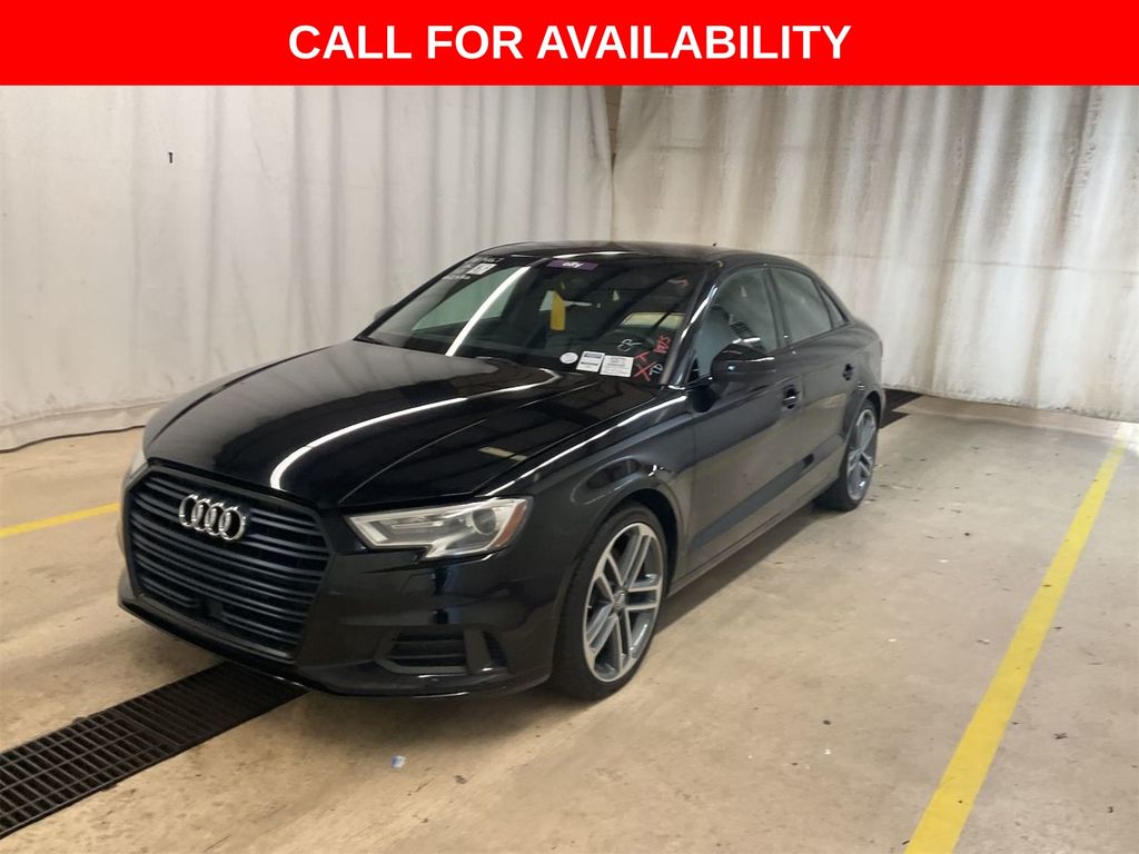 Brilliant Black 2019 Audi A3 Sedan Front-Wheel Drive 7-Speed Automatic