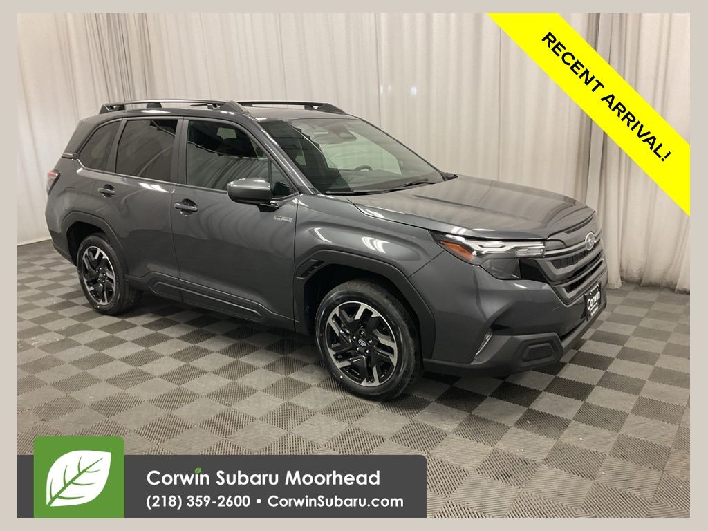 Gray 2026 Subaru Forester Hybrid Premium AWD SUV / Crossover All-Wheel Drive Continuously Variable Transmission