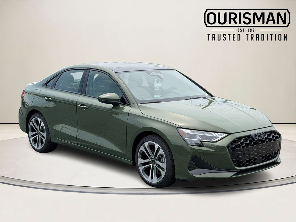 District Green Metallic 2026 Audi A3 Sedan All-Wheel Drive 7-Speed Automatic