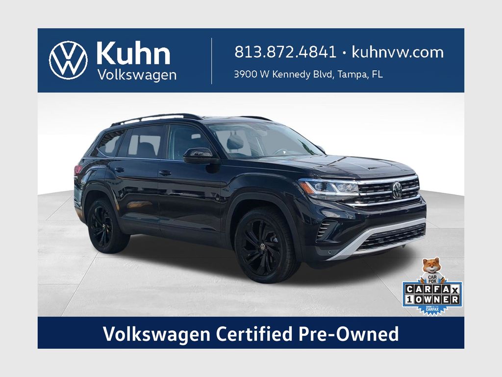 Deep Black Pearl 2023 Volkswagen Atlas SUV / Crossover Front-Wheel Drive 8-Speed Automatic