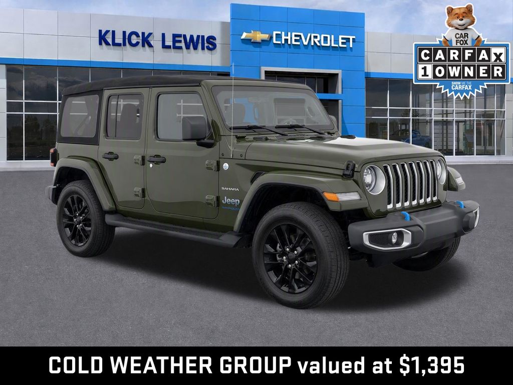 2023 Jeep Wrangler Sahara 4xe Green at South Hills CDJR