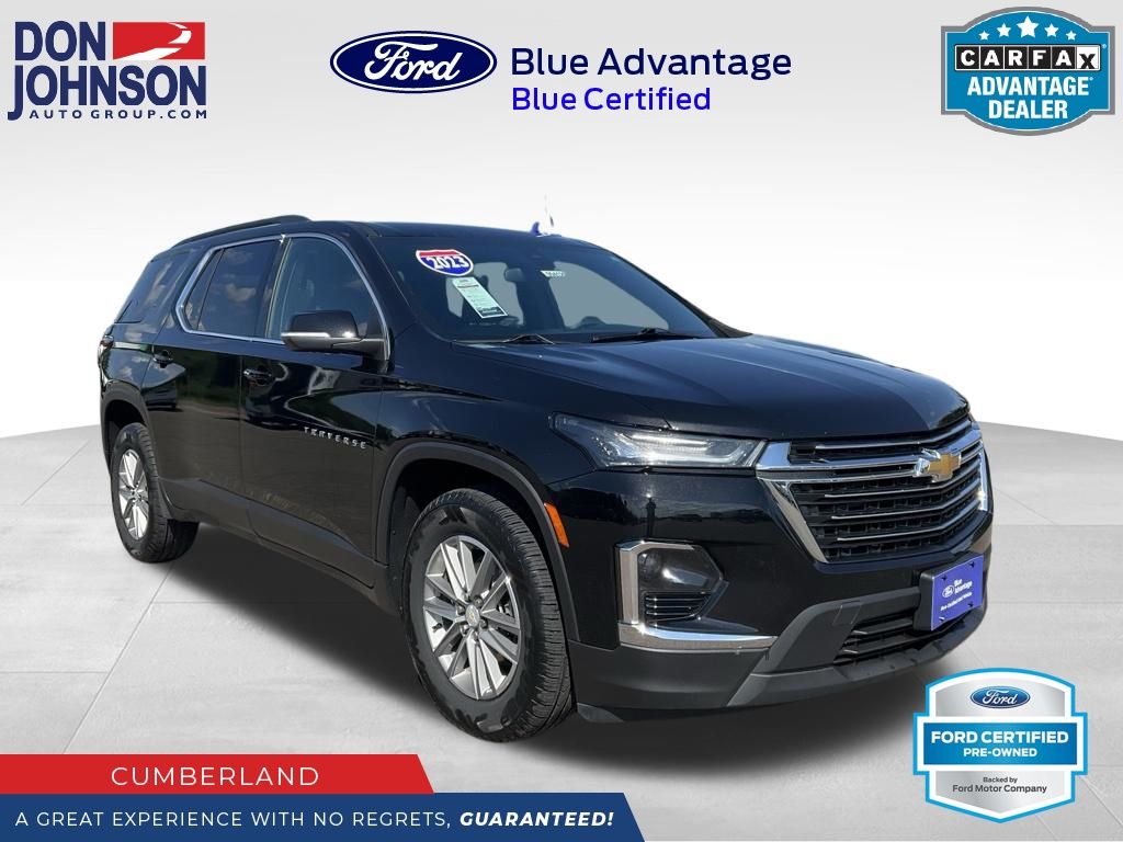 Mosaic Black Metallic 2023 Chevrolet Traverse SUV / Crossover Four-Wheel Drive 9-Speed Automatic