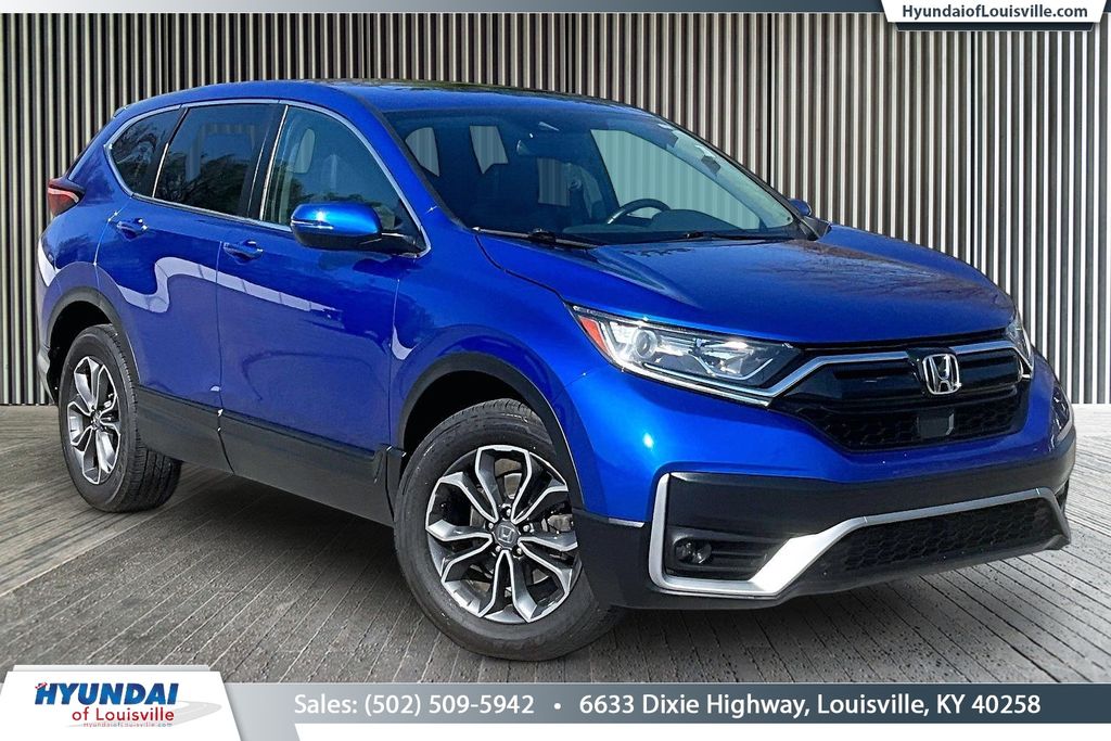 Blue 2022 Honda CR-V EX-L AWD SUV / Crossover All-Wheel Drive Continuously Variable Transmission