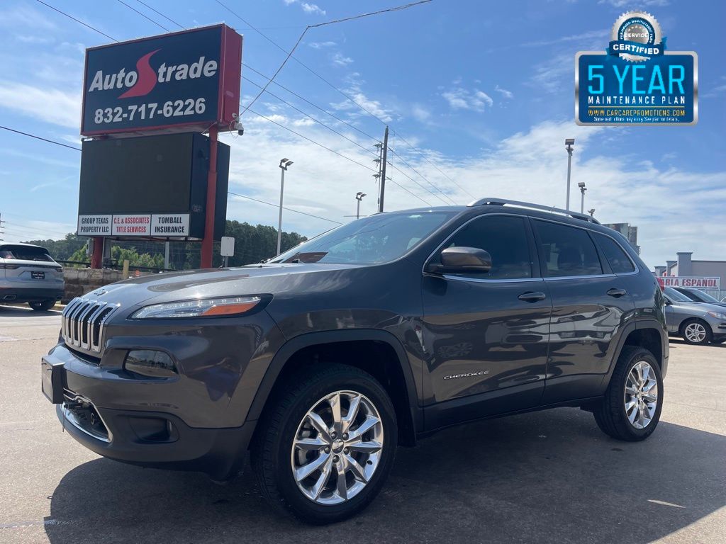 2015 Jeep Cherokee Limited Gray at Shottenkirk Kia Fort Bend