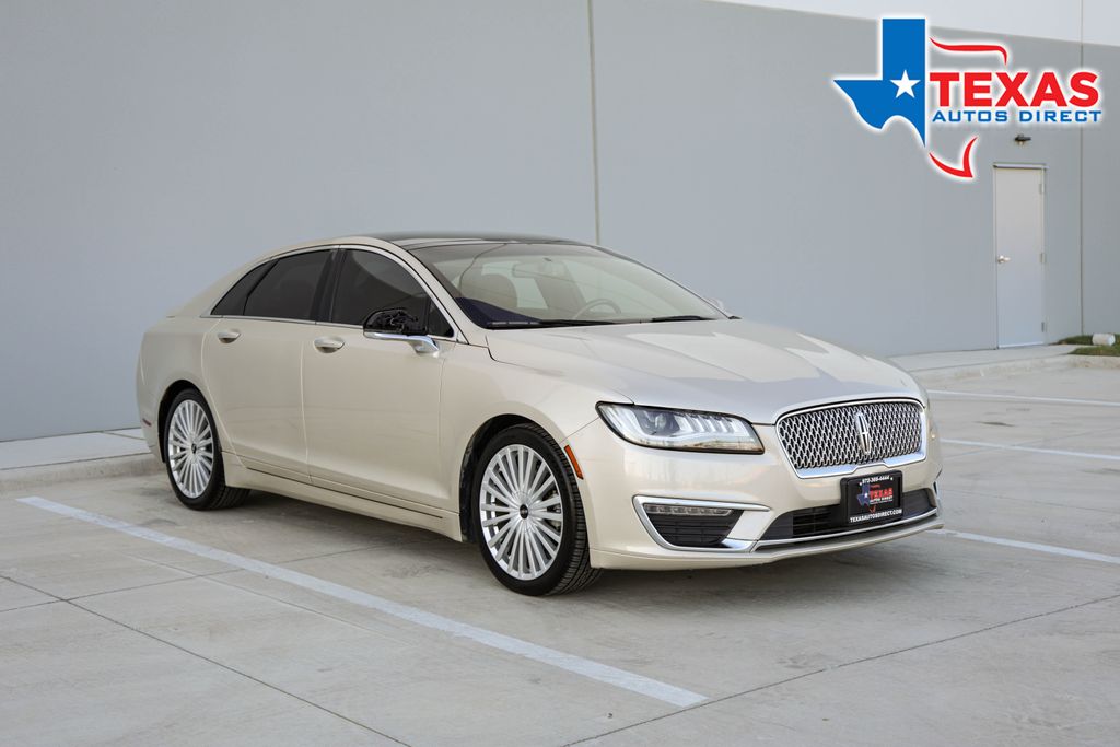 White Gold Metallic 2017 Lincoln MKZ Reserve FWD Sedan Front-Wheel Drive 6-Speed Automatic