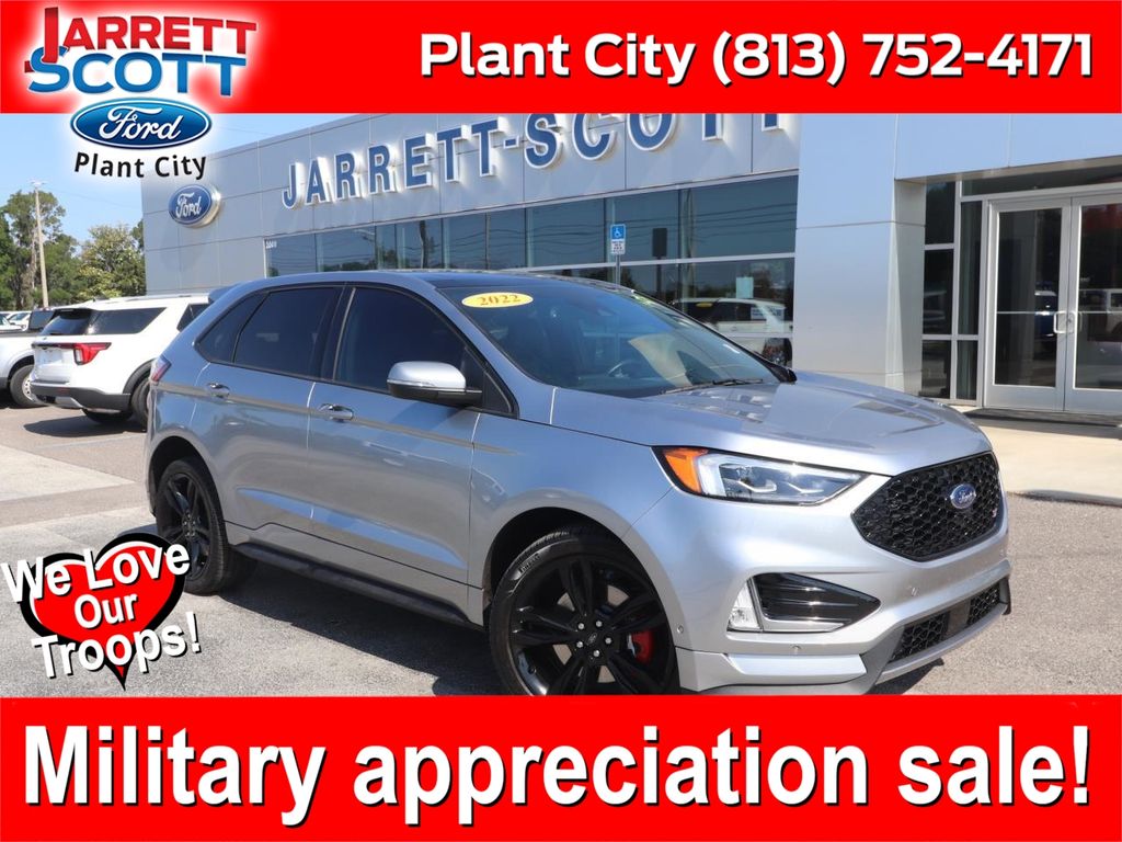Silver Metallic 2022 Ford Edge ST AWD SUV / Crossover All-Wheel Drive 7-Speed Automatic