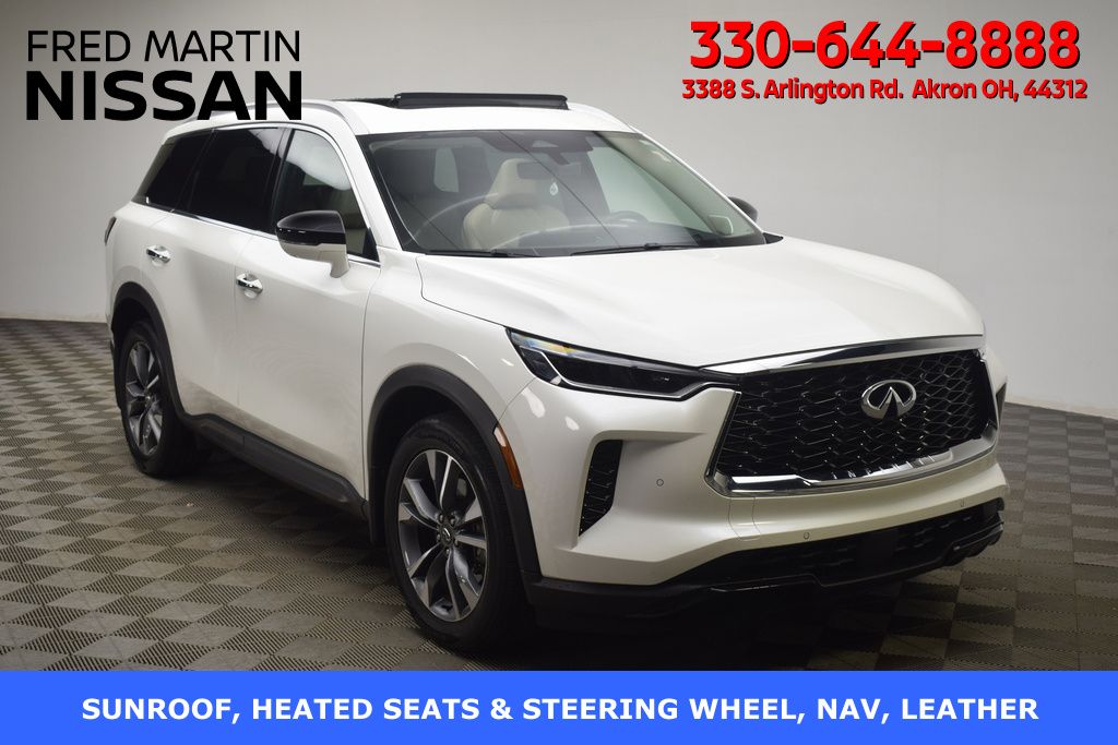 used 2025 INFINITI QX60 car, priced at $46,500