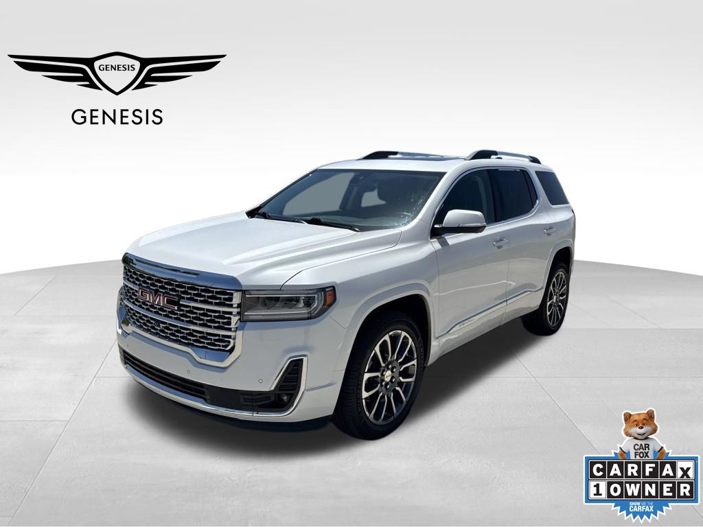 White Frost Tricoat 2020 GMC Acadia SUV / Crossover Four-Wheel Drive 9-Speed Automatic
