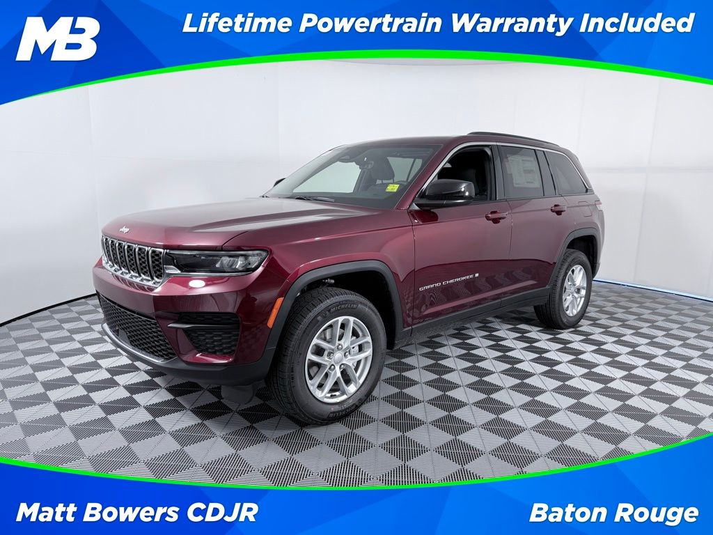 Velvet Red Pearlcoat 2026 Jeep Grand Cherokee Laredo RWD SUV / Crossover 4X2 8-Speed Automatic