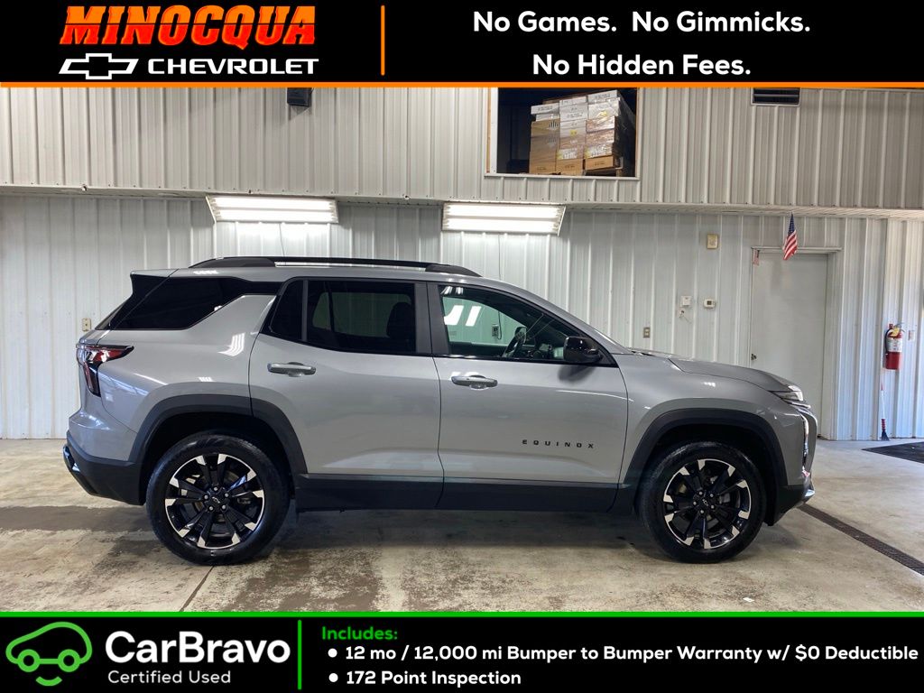 Sterling Gray Metallic 2025 Chevrolet Equinox SUV / Crossover Four-Wheel Drive 8-Speed Automatic