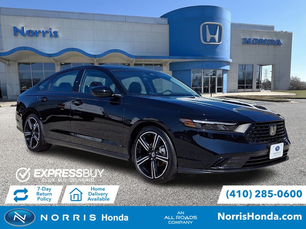 Crystal Black Pearl 2026 Honda Accord Sedan Front-Wheel Drive Continuously Variable Transmission
