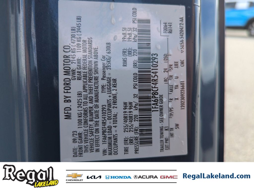 used 2024 Ford Mustang car, priced at $46,991