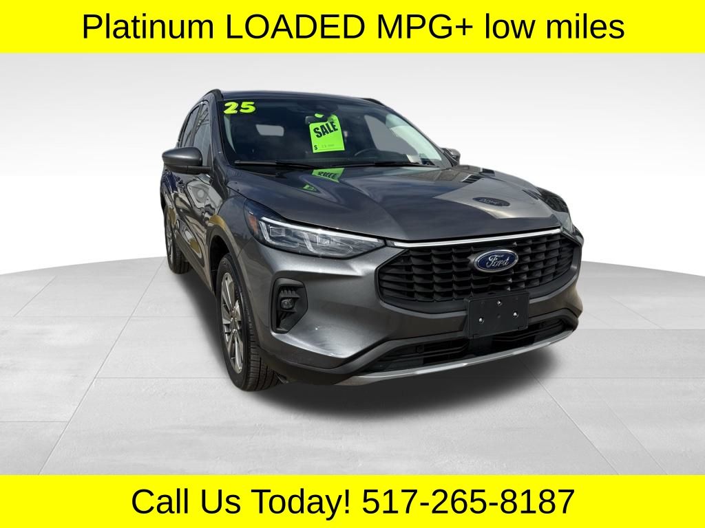 Carbonized Gray Metallic 2025 Ford Escape Platinum AWD SUV / Crossover All-Wheel Drive 8-Speed Automatic
