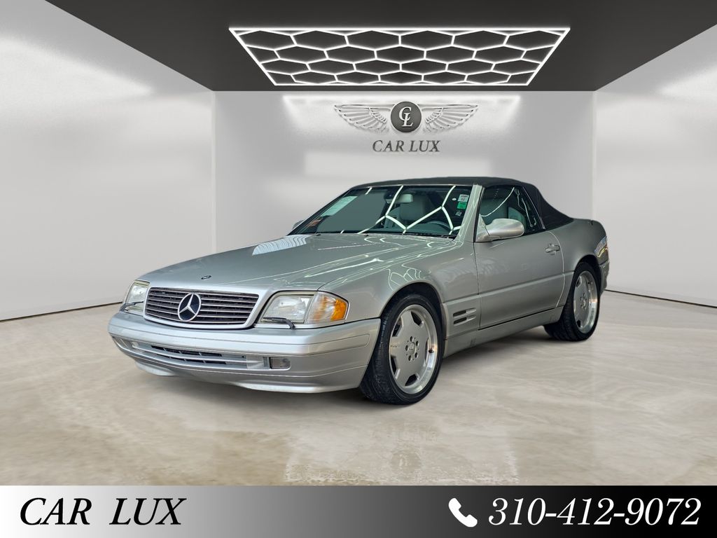 Silver 1999 Mercedes-Benz SL-Class SL 500 Convertible Rear-Wheel Drive 5-Speed Automatic
