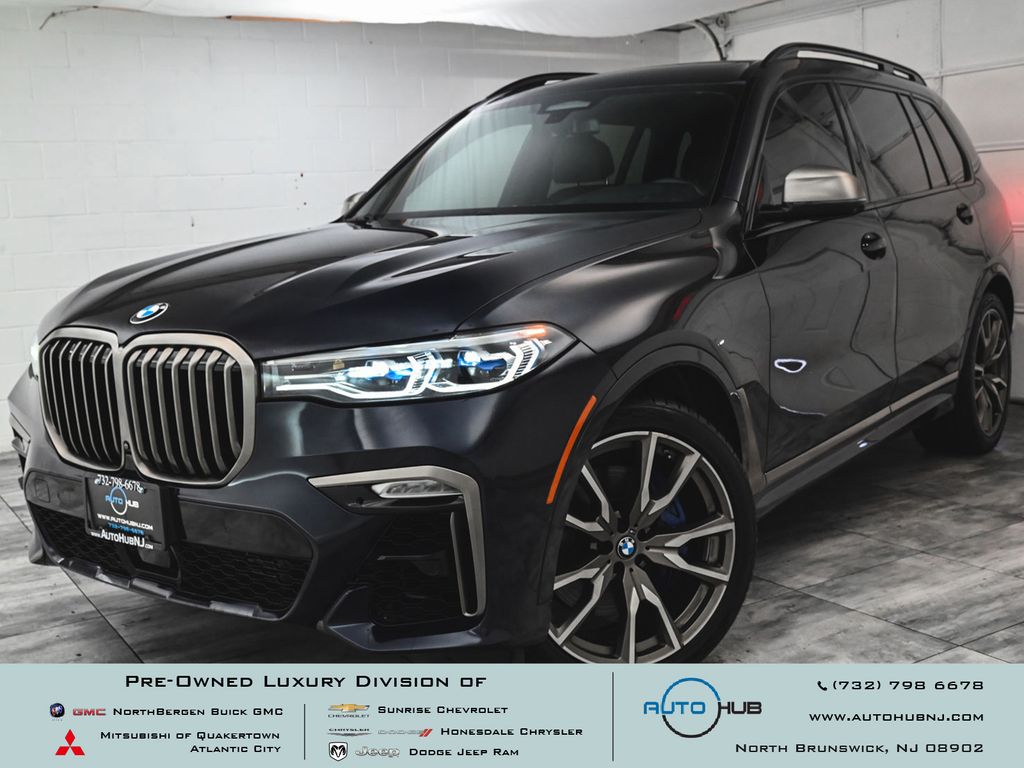 Carbon Black Metallic 2022 BMW X7 M50i AWD SUV / Crossover All-Wheel Drive 8-Speed Automatic
