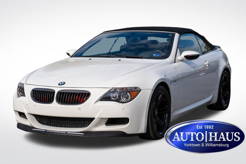 Alpine White 2007 BMW M6 Convertible RWD Convertible Rear-Wheel Drive 6-Speed Manual