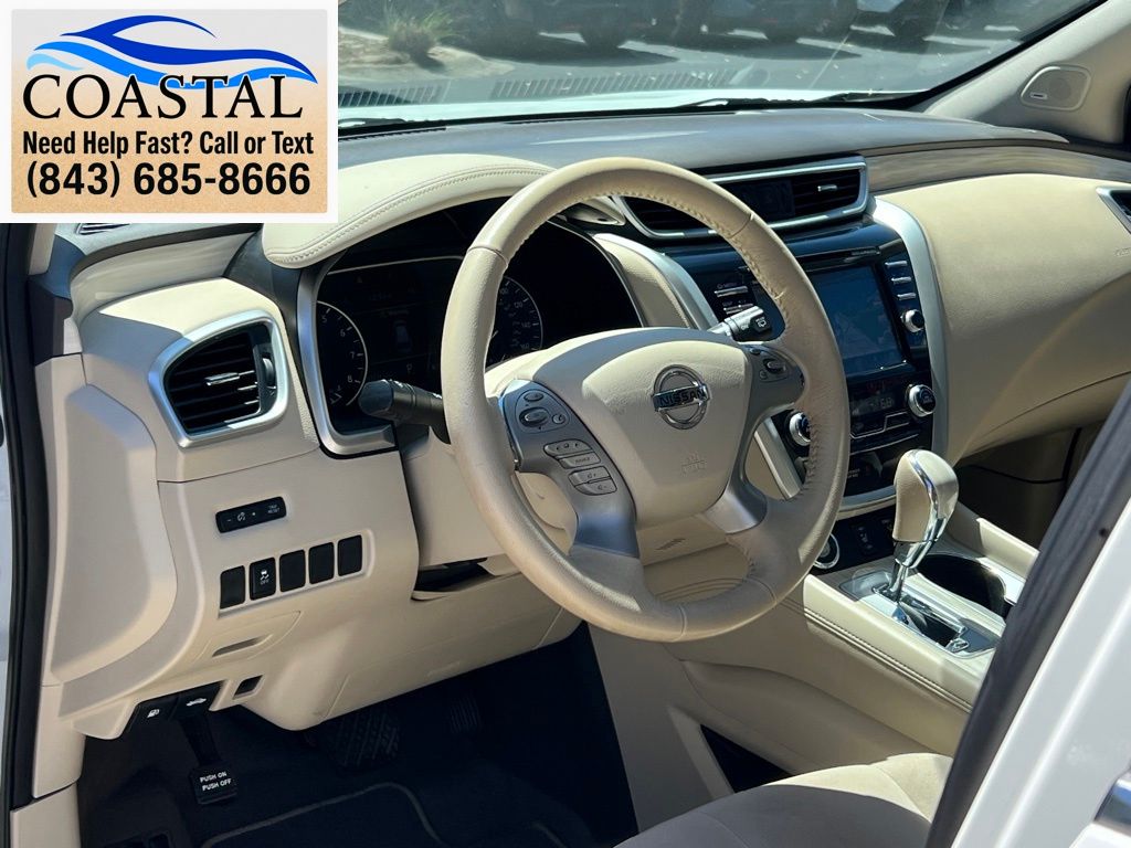 2017 Nissan Murano SV White at Coastal Chevrolet Cadillac