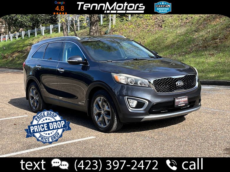 Gray (Platinum Graphite) 2016 Kia Sorento SUV / Crossover All-Wheel Drive 6-Speed Automatic