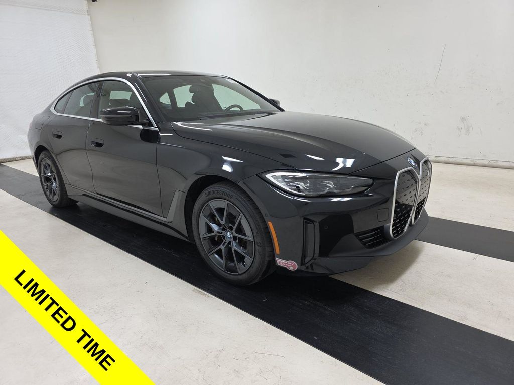 Black Sapphire Metallic 2024 BMW i4 Sedan Rear-Wheel Drive Automatic