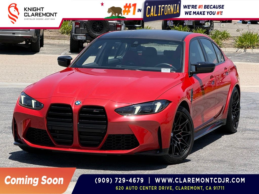 Toronto Red Metallic 2025 BMW M3 Sedan All-Wheel Drive 8-Speed Automatic