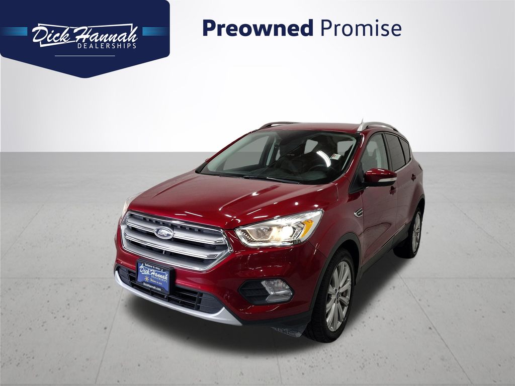 Ruby Red Metallic 2017 Ford Escape SUV / Crossover All-Wheel Drive 6-Speed Automatic