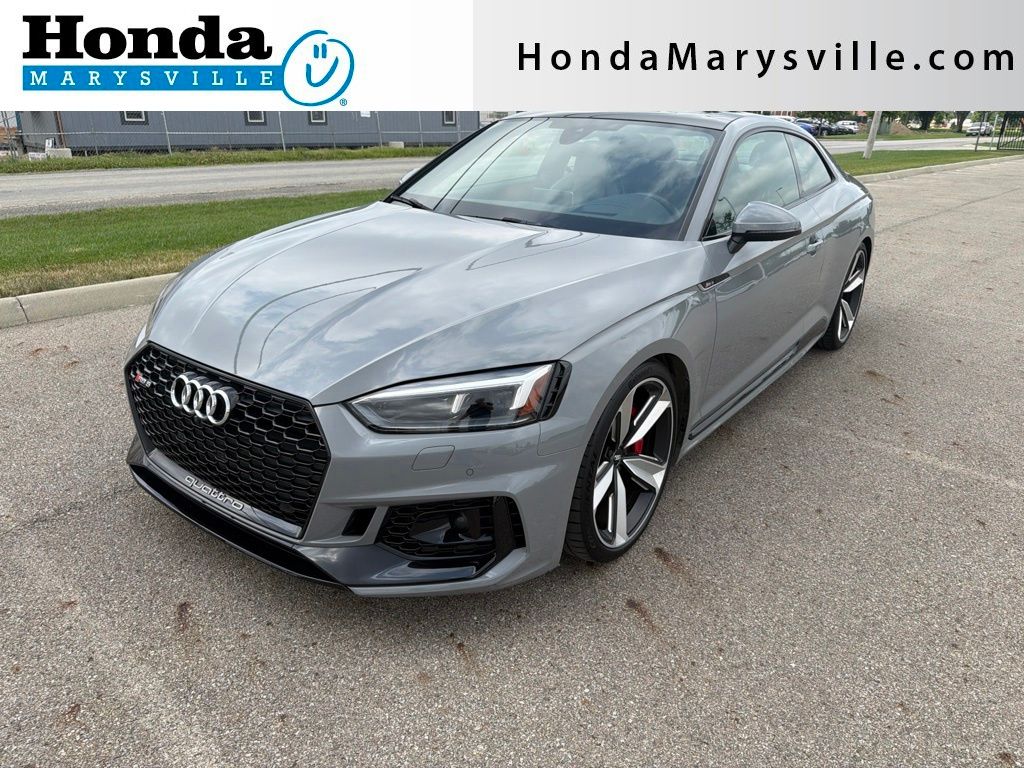 Daytona Gray Pearl Effect 2018 Audi RS 5 Coupe All-Wheel Drive 8-Speed Automatic