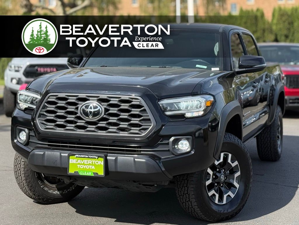 Midnight Black Metallic 2020 Toyota Tacoma TRD Off Road Double Cab 4WD Pickup Truck Four-Wheel Drive 6-Speed Automatic