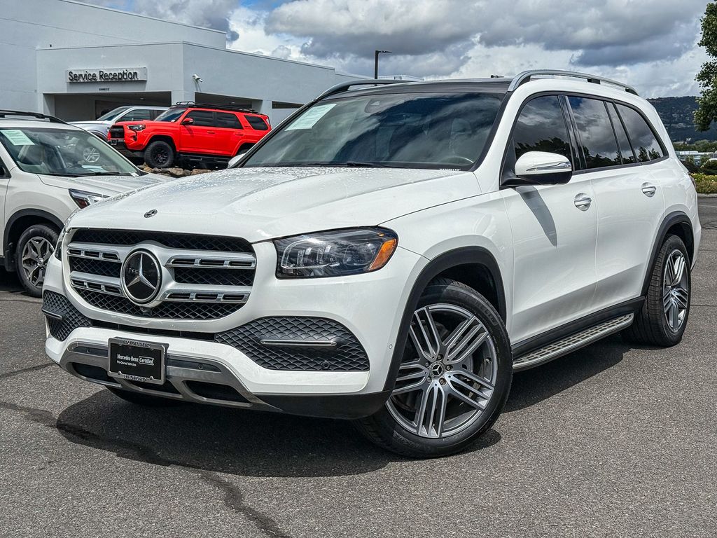 White 2023 Mercedes-Benz GLS 450 4MATIC SUV / Crossover All-Wheel Drive 9-Speed Automatic