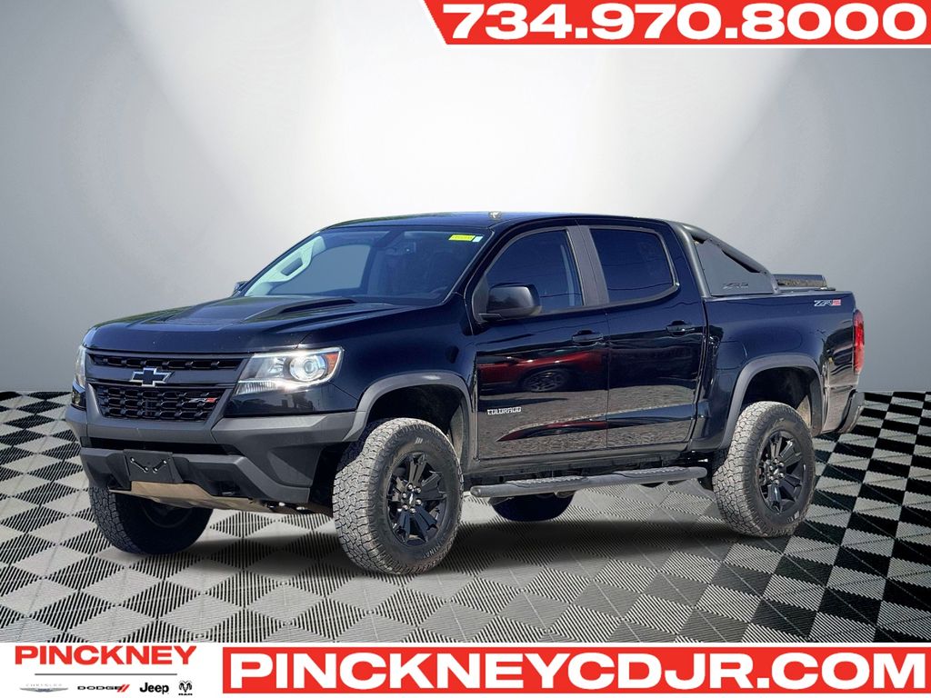 Black 2019 Chevrolet Colorado Pickup Truck Four-Wheel Drive 8-Speed Automatic