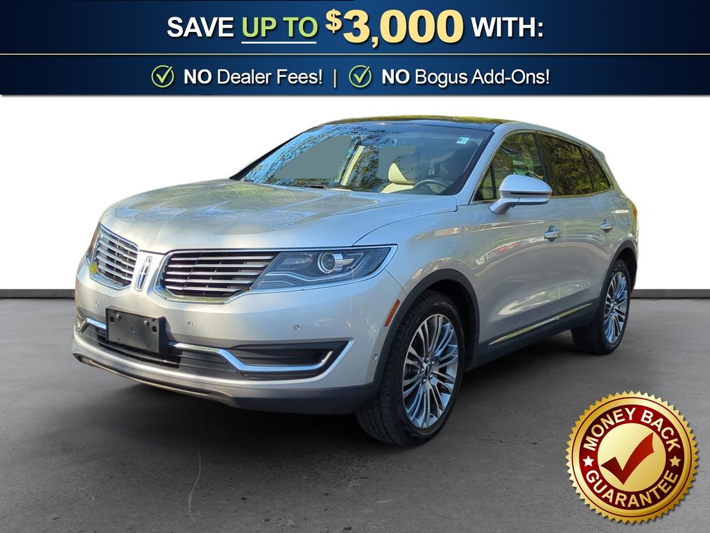 Ingot Silver 2017 Lincoln MKX Reserve FWD SUV / Crossover Front-Wheel Drive 6-Speed Automatic