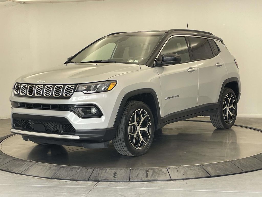 Silver Zynith Metallic Clearcoat 2024 Jeep Compass SUV / Crossover Four-Wheel Drive 8-Speed Automatic