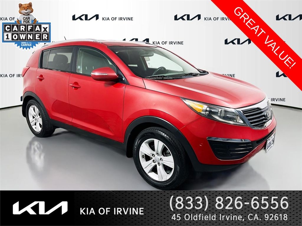 Signal Red 2013 Kia Sportage SUV / Crossover Front-Wheel Drive 6-Speed Automatic