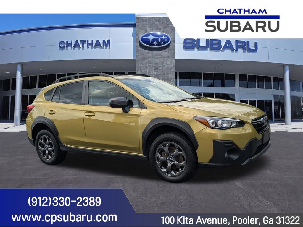 Plasma Yellow Pearl 2021 Subaru Crosstrek SUV / Crossover All-Wheel Drive Continuously Variable Transmission
