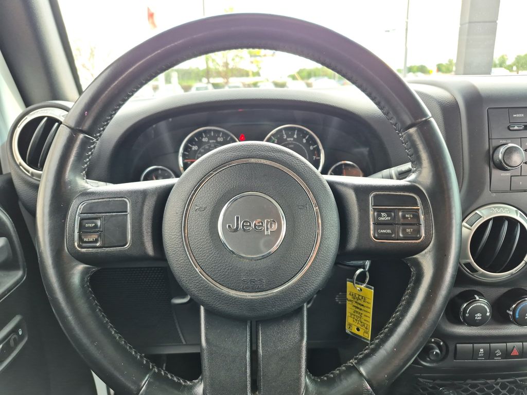 2018 Jeep Wrangler JK Unlimited Sahara White at Gullo Toyota