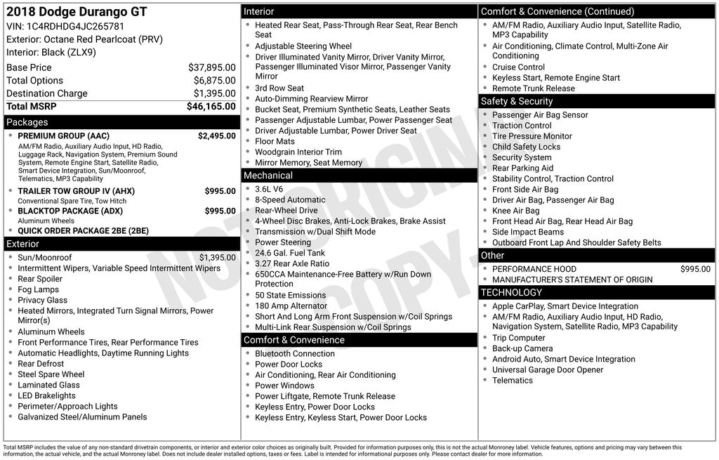 2018 Dodge Durango GT's photo