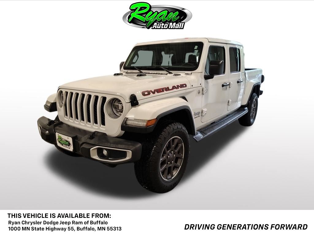Bright White Clearcoat 2021 Jeep Gladiator Pickup Truck Four-Wheel Drive 8-Speed Automatic