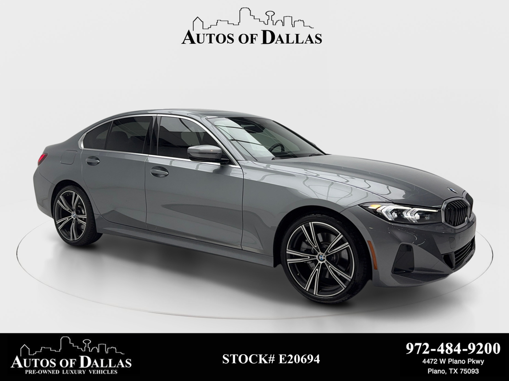 Skyscraper Gray Metallic 2024 BMW 3 Series Sedan Rear-Wheel Drive 8-Speed Automatic