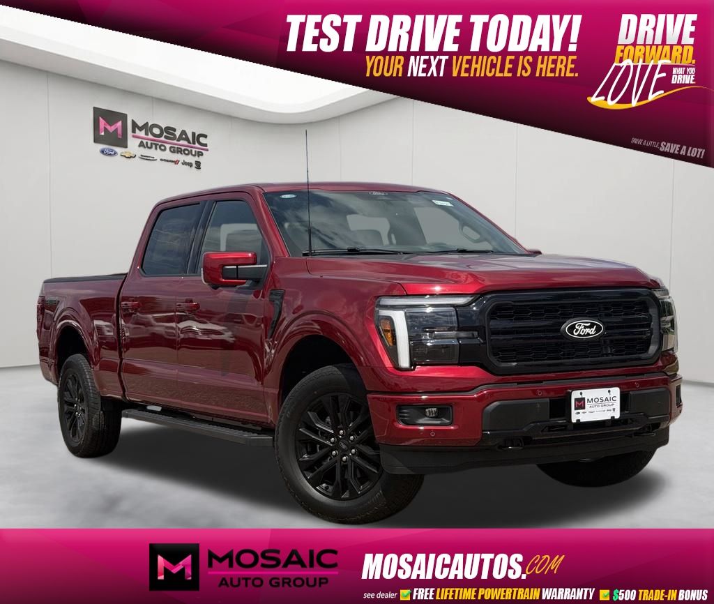 Ruby Red Metallic 2026 Ford F-150 Pickup Truck Four-Wheel Drive Automatic
