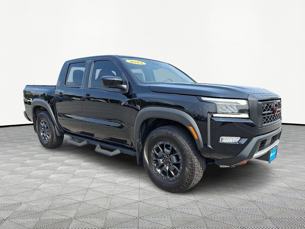 Super Black 2023 Nissan Frontier Pickup Truck Four-Wheel Drive 9-Speed Automatic