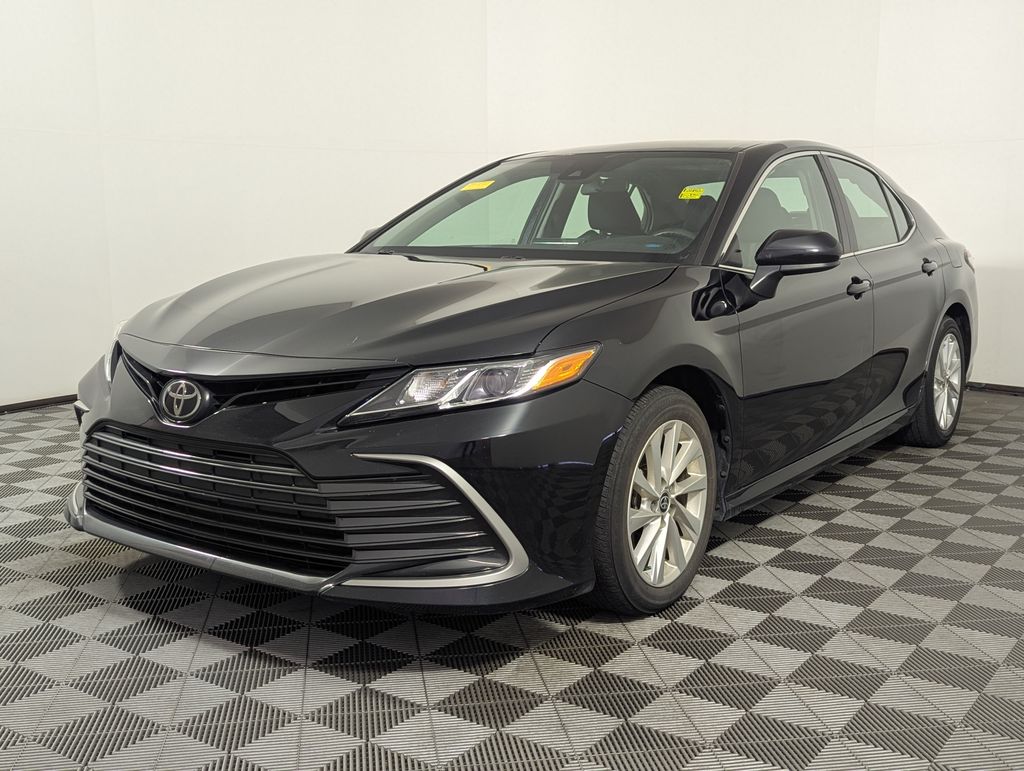 2024 Midnight Black Metallic Toyota Camry LE FWD Sedan