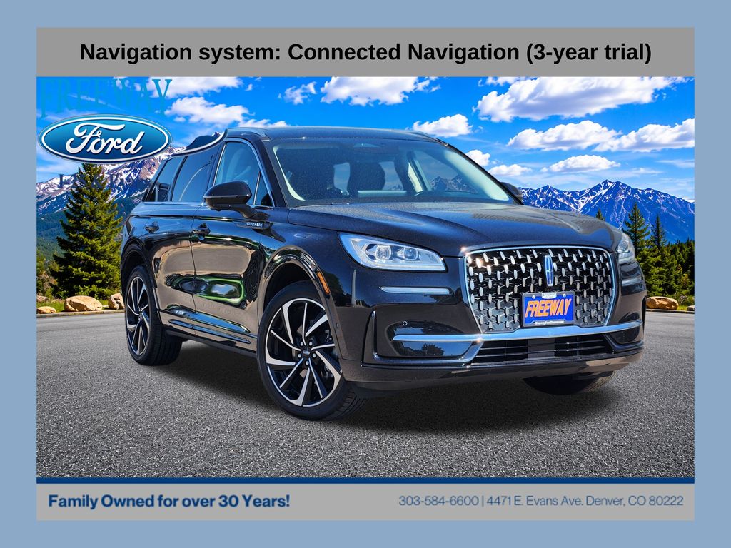 Infinite Black Metallic Clearcoat 2023 Lincoln Corsair SUV / Crossover All-Wheel Drive Continuously Variable Transmission