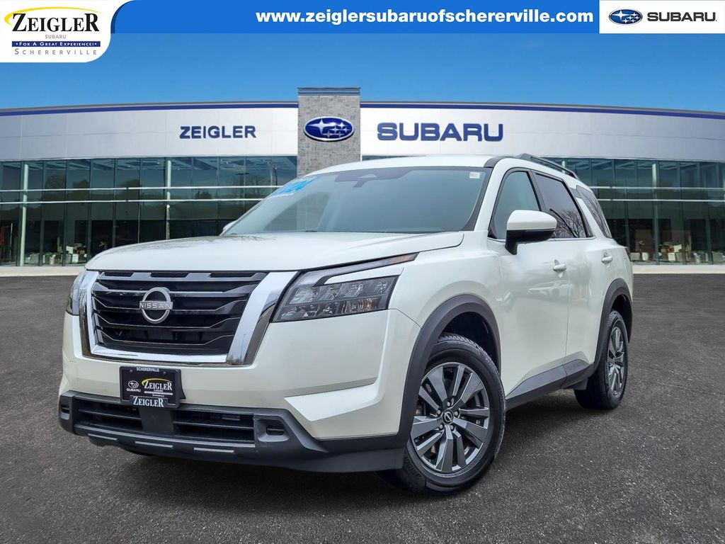 Pearl White Tricoat 2024 Nissan Pathfinder SV 4WD SUV / Crossover All-Wheel Drive 9-Speed Automatic