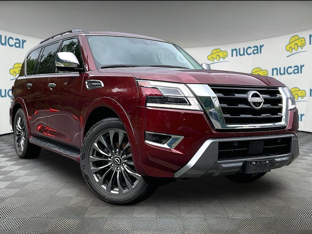 Coulis Red Pearl 2024 Nissan Armada SUV / Crossover Four-Wheel Drive 7-Speed Automatic