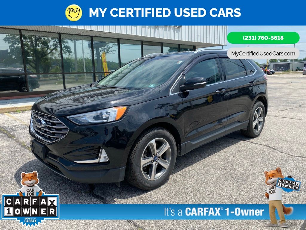 Black 2020 Ford Edge SUV / Crossover All-Wheel Drive 8-Speed Automatic
