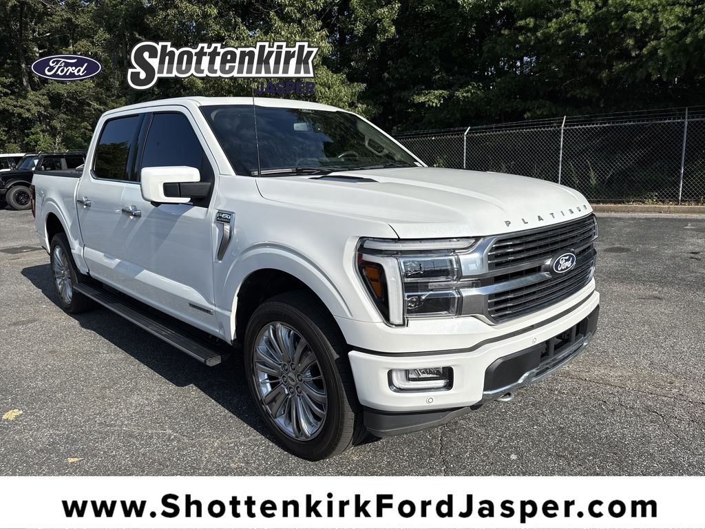 White Metallic 2024 Ford F-150 Pickup Truck Four-Wheel Drive Automatic